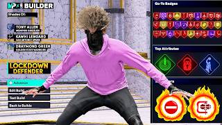 BEST LOCKDOWN BUILD in NBA 2K26 - ALL LEGEND DEFENSIVE BADGES