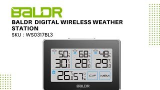 BALDR Wireless Weather Station with 3 Sensors