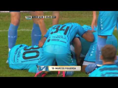 Gol de Figueroa. Temperley 1 Newell's 0. Fecha 15. Primera División 2016