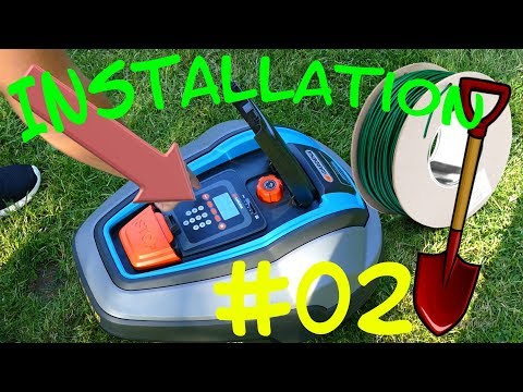 Gardena R40Li Mähroboter - komplette Installation + Testfahrt