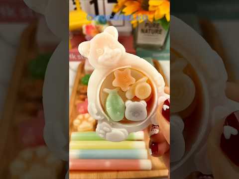 Teddy bear Chocolate #chocolate, #darkchocolate, #shorts, #asmr