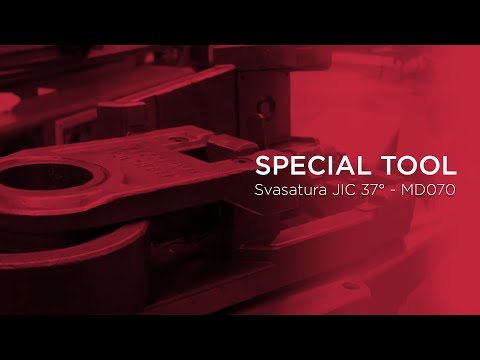 Ercolina Machine: MD070 machine makes a JIC 37° Flare