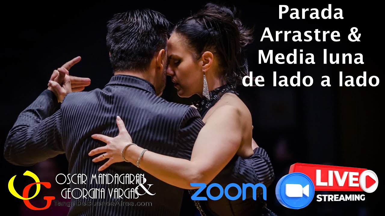 Parada Arrastre & Media Luna de lado a Lado Georgina Vargas & Oscar Mandagaran Demo Zoom Lesson