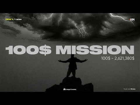 The X.Trades 100$ to 2.6M$ challenge #day1