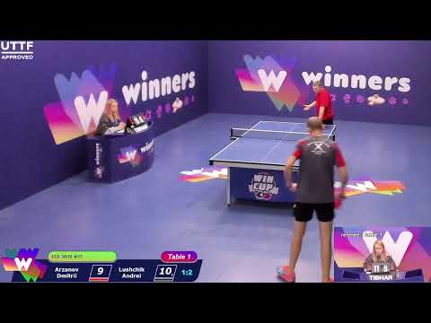 WINners CUP table 1 07.01 Arzanov Dmitrii - Lushchik Andrei 14:00