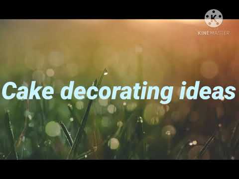 Cake decorating ideas 🥮