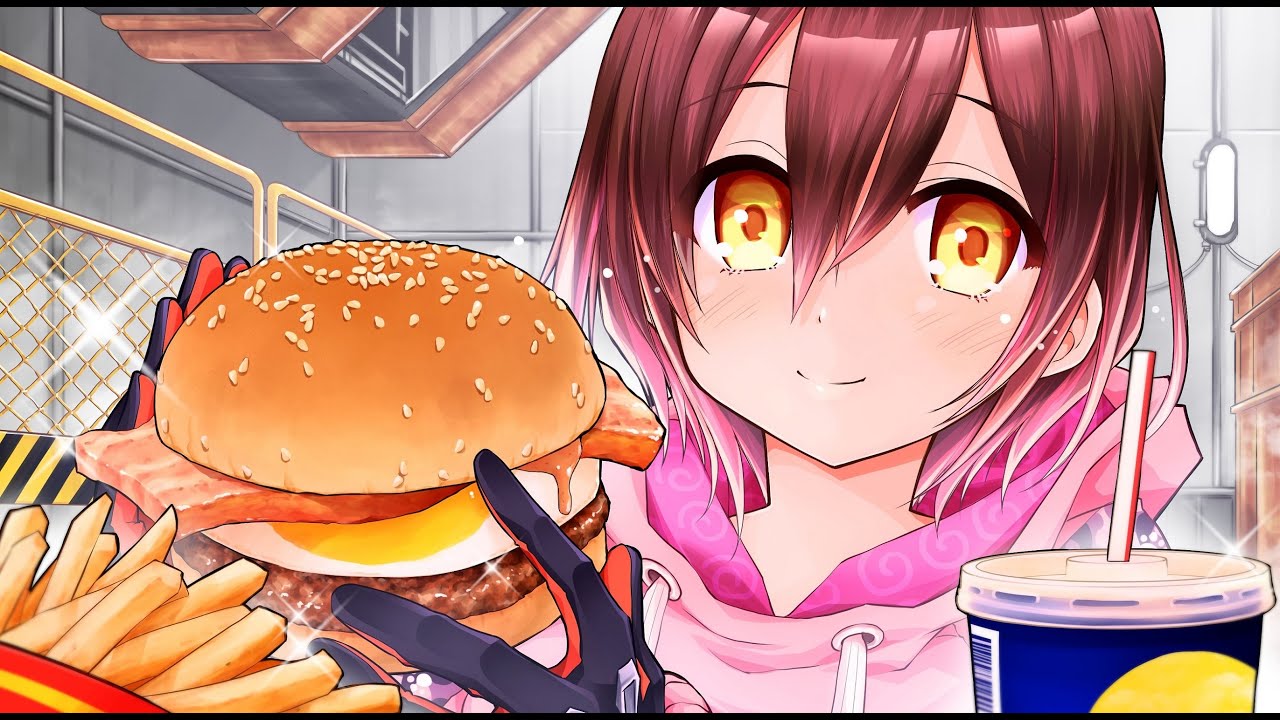 【Eat Time】朝は黙って月見バーガーでしょっ☆【ホロライブ/ロボ子さん】