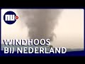 Grote windhoos waargenomen vlak bij Nederlandse grens | NU.nl