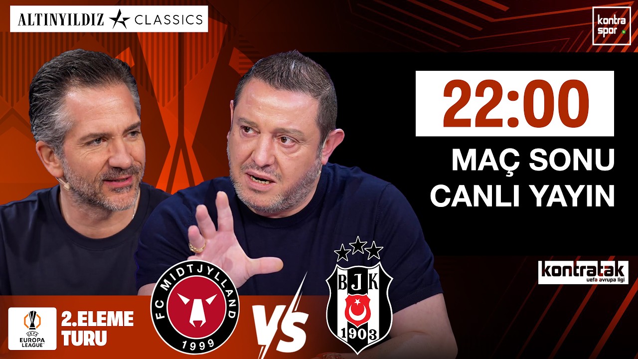 🔴 CANLI | Midtjylland - Beşiktaş Maç Sonu | Nihat Kahveci, Nebil Evren | Kontratak