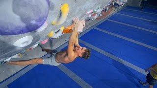 Hannes Is Having A Hard Climbing Day by Eric Karlsson Bouldering
