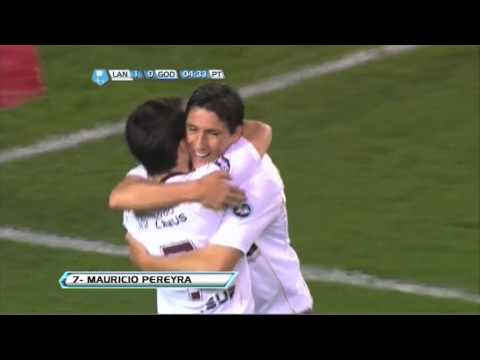 Gol de Pereyra. Lanús 1 - Godoy Cruz 0. Torneo Inicial. Sexta Fecha. Fútbol Para Todos