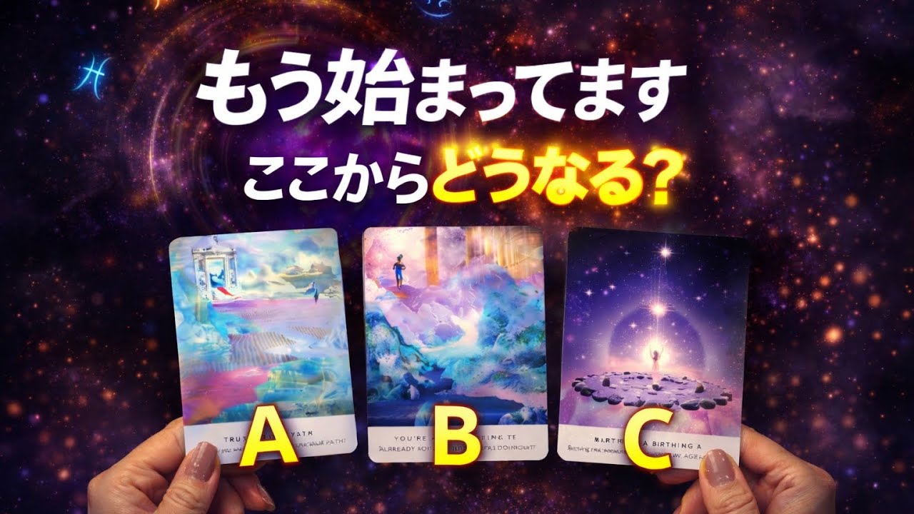 【三択】すでに動いてます⚠️このあと起こる現実