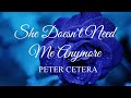 SHE DOESNT NEED ME ANYMORE lyrics...#petercetera