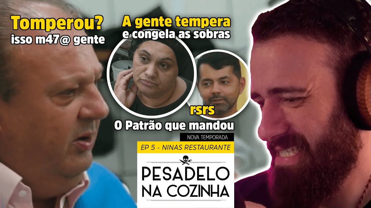 O DONO DO RESTAURANTE NÃO QUERIA TRABALHAR - (Pesadelo na Cozinha)