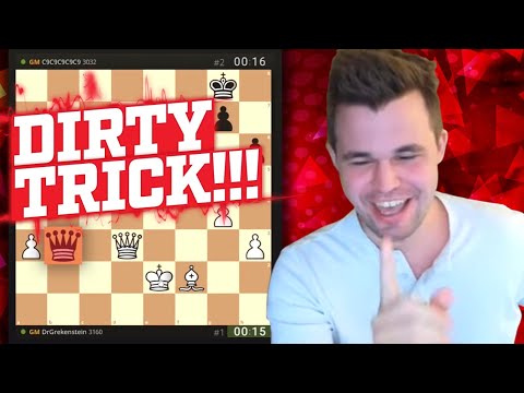 Andrew Tang Tries to Trick Magnus Carlsen in Bullet Game