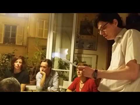 Bruno Mathon évoqué le 5 juillet 2020, 3 mois après sa mort. Avec Kazue Mathon et Fusako Jouffroy.