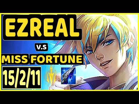CéOS (EZREAL) vs MISS FORTUNE - 15/2/11 KDA BOTTOM ADC CHALLENGER GAMEPLAY - BR