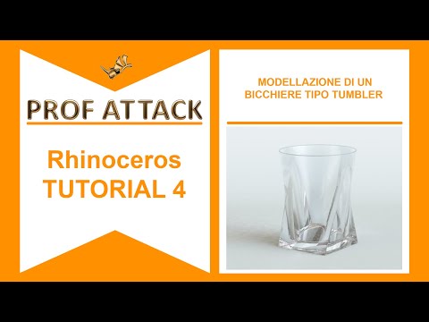 TUTORIAL 4 bicchiere tumbler