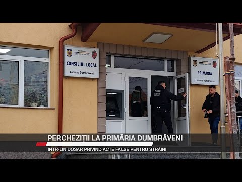 Searches at Dumbrăveni City Hall in a case regarding false documents for foreigners