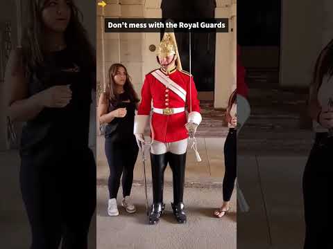 Dont mess with the Royal Guardskingguard foryou guard respect kings... #Shorts #fun