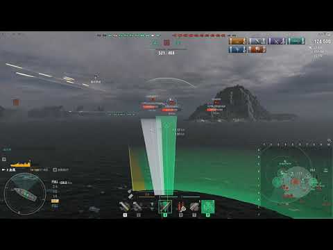 Shimakaze 20km torpedoes (18 hits, 271k damage)