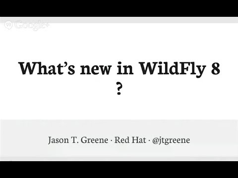What's new in WildFly 8?