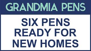 SIX PENS READY FOR NEW HOMES
