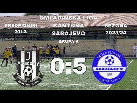 J Academy 0:5 ŠF Derby - Omladinska liga Kantona Sarajevo - grupa A - Sezona 2023 - Predpioniri 2012