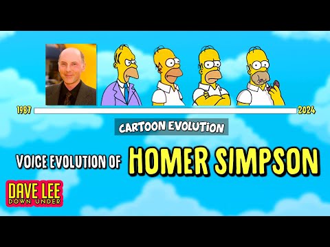 Voice Evolution of HOMER SIMPSON - 37 Years Compared & Explained | CARTOON EVOLUTION