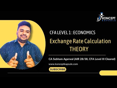 CFA Level 1 | Economics | Exchange Rate Calculation | Complete Reading | English | CA Subham Agarwal