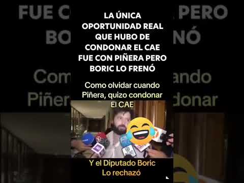 Boric se los cagó 3 VECES con el CAE 😆