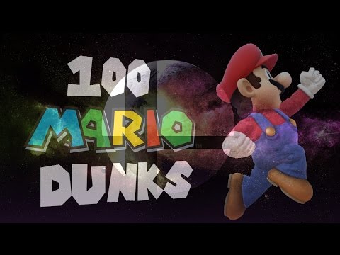 【Super Smash Bros. for Wii U】100 Mario Dunks Compilation ~ Adriaan