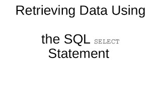 Select command in SQL in hindi