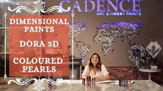 Metalická kontura Cadence, 25 ml - perleťová