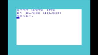 Star Wars IRQ (demo) for the Commodore VIC-20 / Commodore VC-20