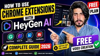 How to Use Chrome Extensions with HeyGen AI  Free Video Creation  Free