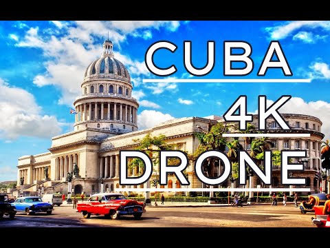 CUBA FULL HD RELAXING CHILLOUT MUSIC 4K DRONE VIEW