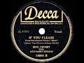 1943 HITS ARCHIVE: If You Please - Bing Crosby (a cappella)