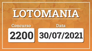 Capa de LOTOMANIA 2200
