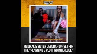 Medikal & Sister Deborah on-set for the "Planning & Plotting Interlude"