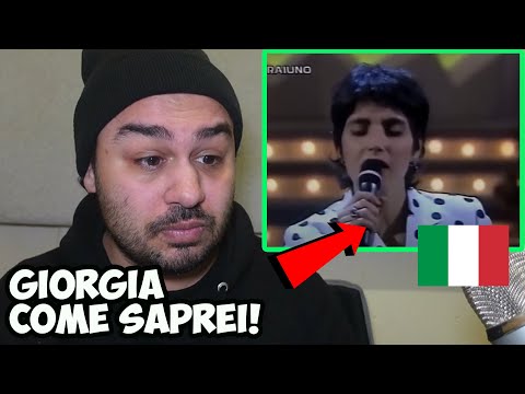 British Reaction To Giorgia - Come Saprei at Sanremo 1995 (Italian Music)