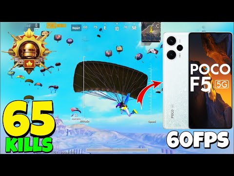 😱OMG!! POCO F5 5G 256GB+12GB RAM | HDR GRAPHIC | PUBG MOBILE  GAMEPLAY | TEST  GAMING REVIEW 2023🔥