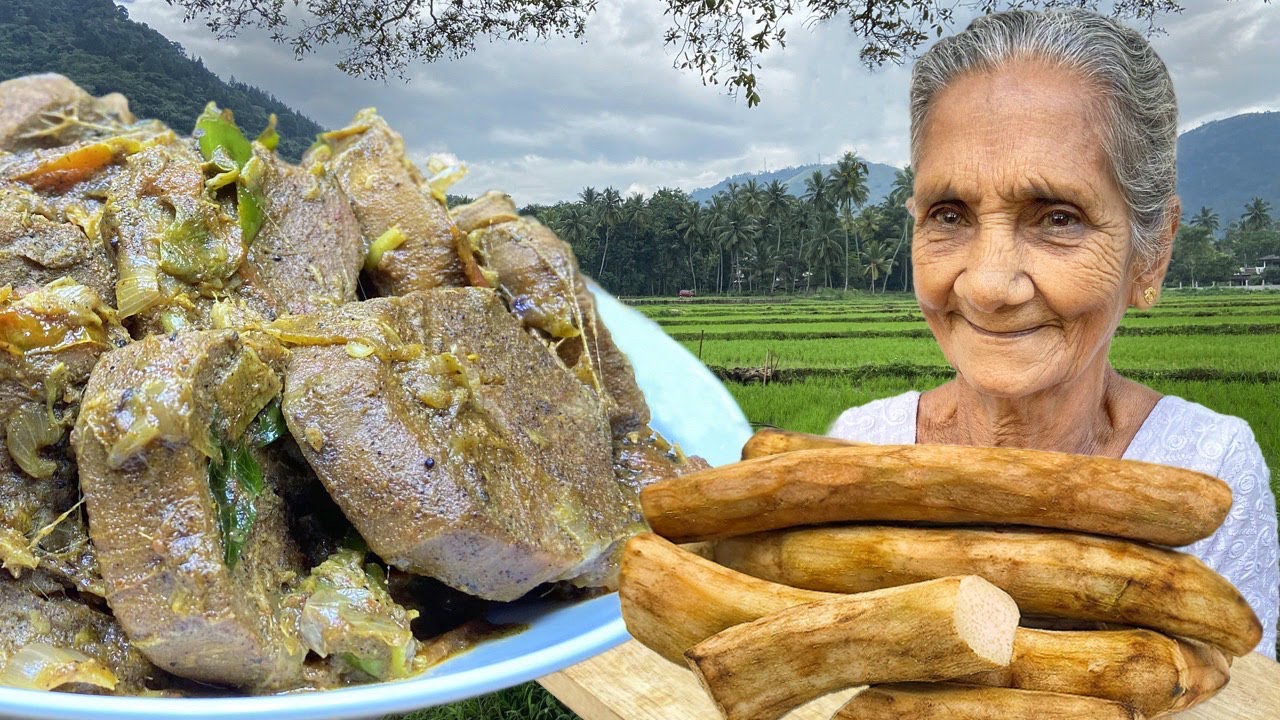Lasia Spinosa Roots Curry