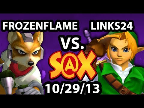S@X Weekly - FrozenFlame (Fox) Vs. Links24 (Link) SSBM - Super Smash Bros. Melee