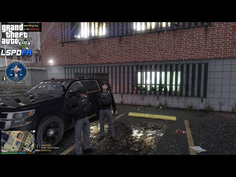 GTA V - LSPDFR 0.4.9🚔 - LSPD/LAPD - Gang Task Force - Suspicious Vehicle | Shots Fired - 4K