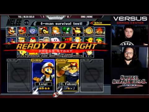 VS Weekly 07/10/16 - Winners Semis - TGL| Blea Gelo (Luigi) vs EMG| n0nE (C. Falcon) - Melee