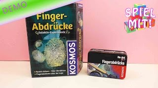Fingerabdrücke Set Vergleich - Kosmos Finger-Abdrücke und Die drei Fragezeichen Fingerabdrücke