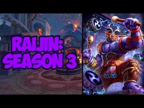 RAIJIN: Smite Mid Lane S3 Build!