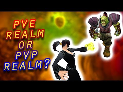 Pros and Cons:  PVE vs. PVP Realms - Classic WoW Discussion