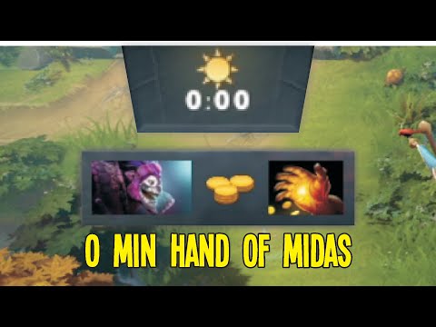 0 Min Hand of Midas New Gold Trick by Goodwin | Dota 2 Gameplay